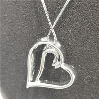 Collana Vidali Gioielli Donna in Oro bianco Diamante 0.18 Ct COOR-20-34 - COOR-20-34